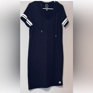 Michael Kors knit hooded dress